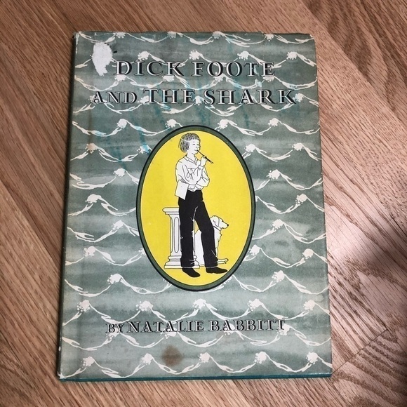 Vintage Dick Foote and the Shark Natalie Babbitt 1967 Hardcover Book - Picture 2 of 6